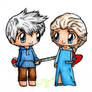 Jack Frost and Elsa the Snow Queen