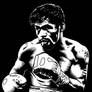 Manny Pacquiao black and white