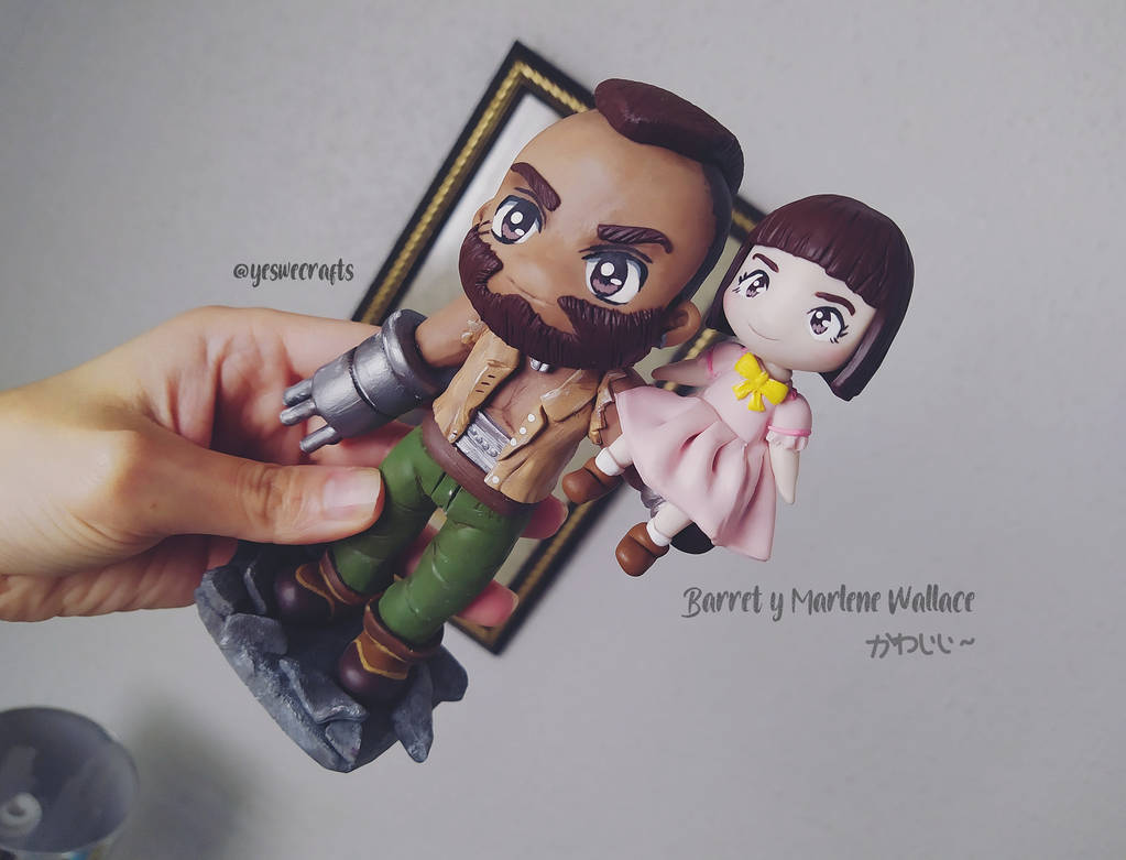 Barret y Marlene Wallace by YesWeCraftS on DeviantArt