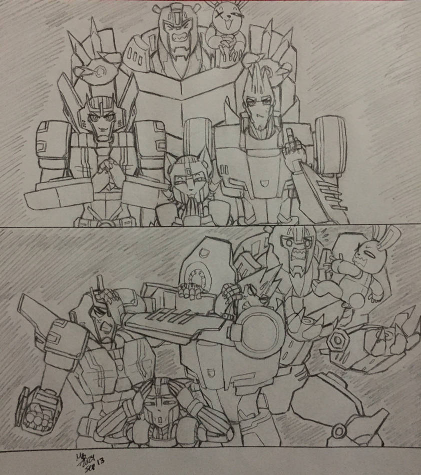 We get along Just FINE (TF-RID) by Gweey on DeviantArt