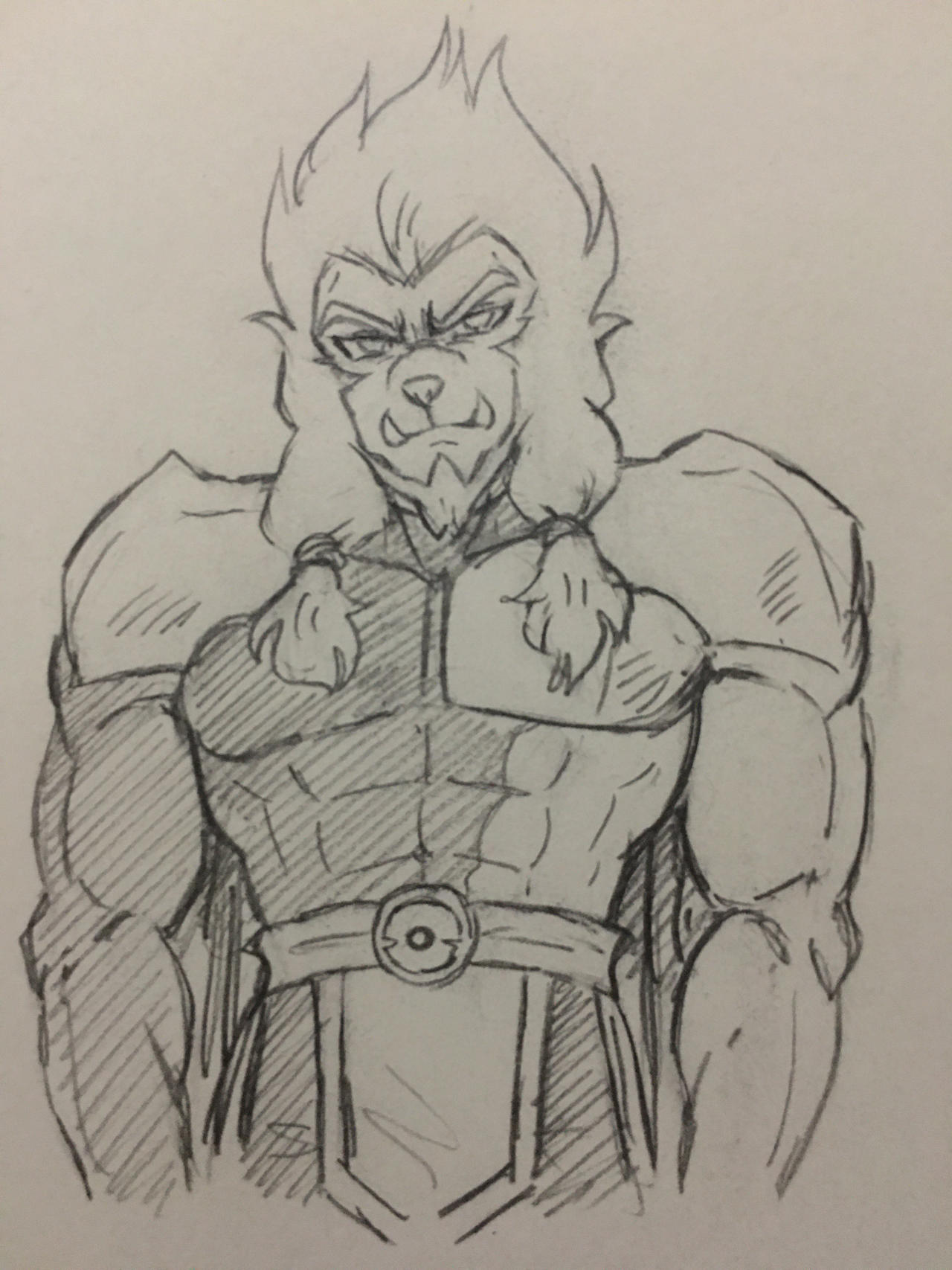 Azure Lion doodle (Lmk) by Gweey on DeviantArt
