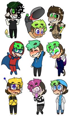 Chibiscape! (Chibi versions of Septiscape Egos)