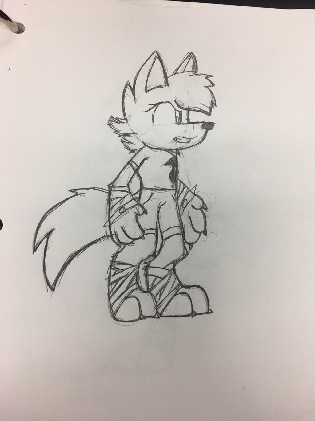 Mystery as a werewolf (Side View/Sketch) by NikkiSapphireSoul on DeviantArt