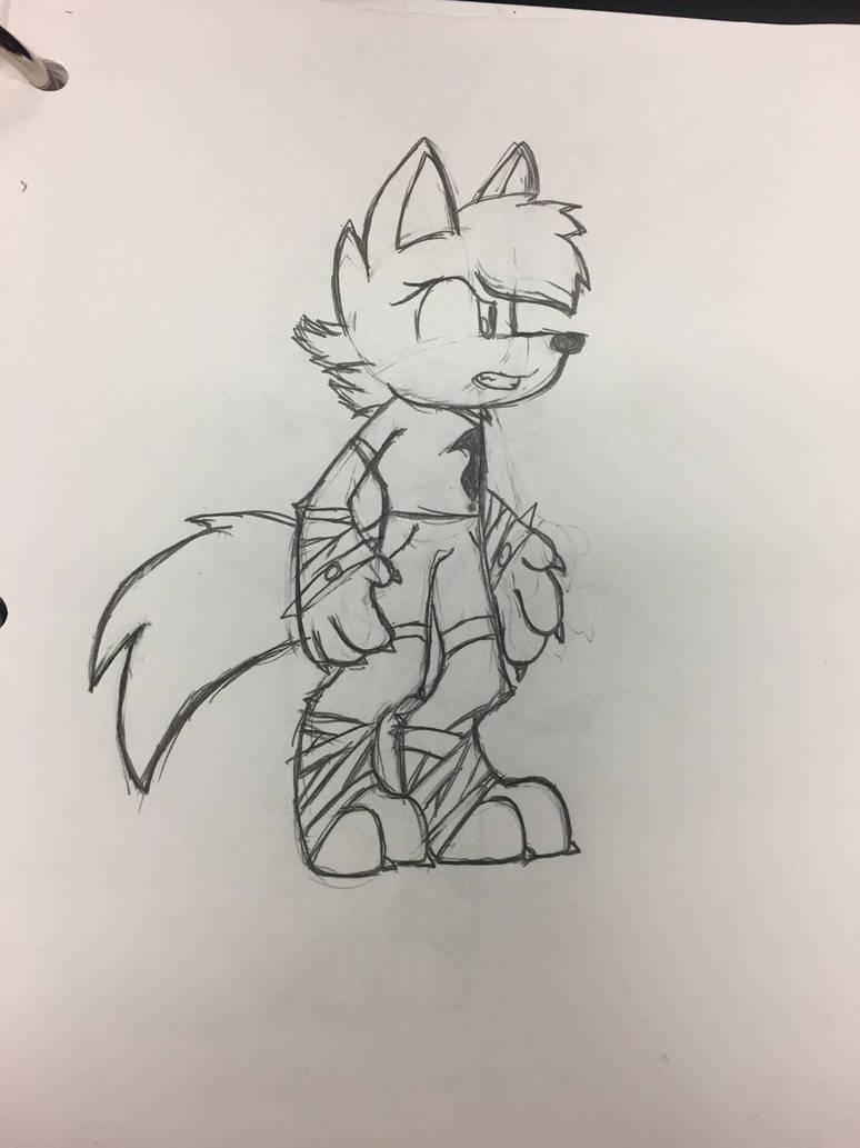 Mystery as a werewolf (Side View/Sketch) by NikkiSapphireSoul on DeviantArt