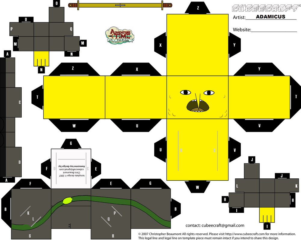Amphibia Cube Craft Cubeecraft AT - Lemongrab by adam1875 on DeviantArt