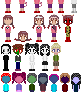 Yume Nikki Ib Style Sprites