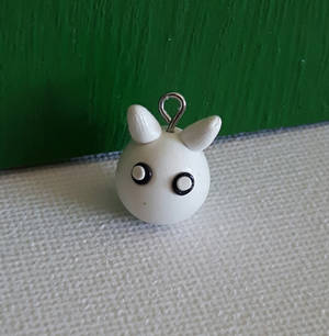 White Totoro charm