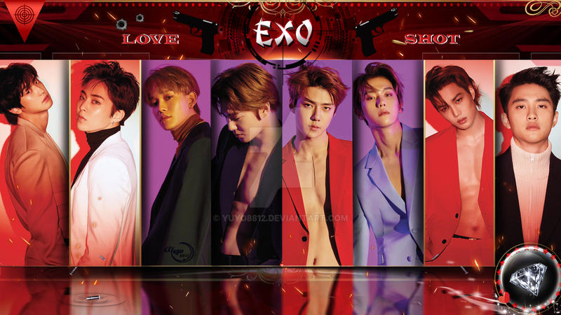 Exo Love Shot Wallpaper By Yuyo12 On Deviantart Exo Love Shot Wallpaper By Yuyo12 On Deviantart