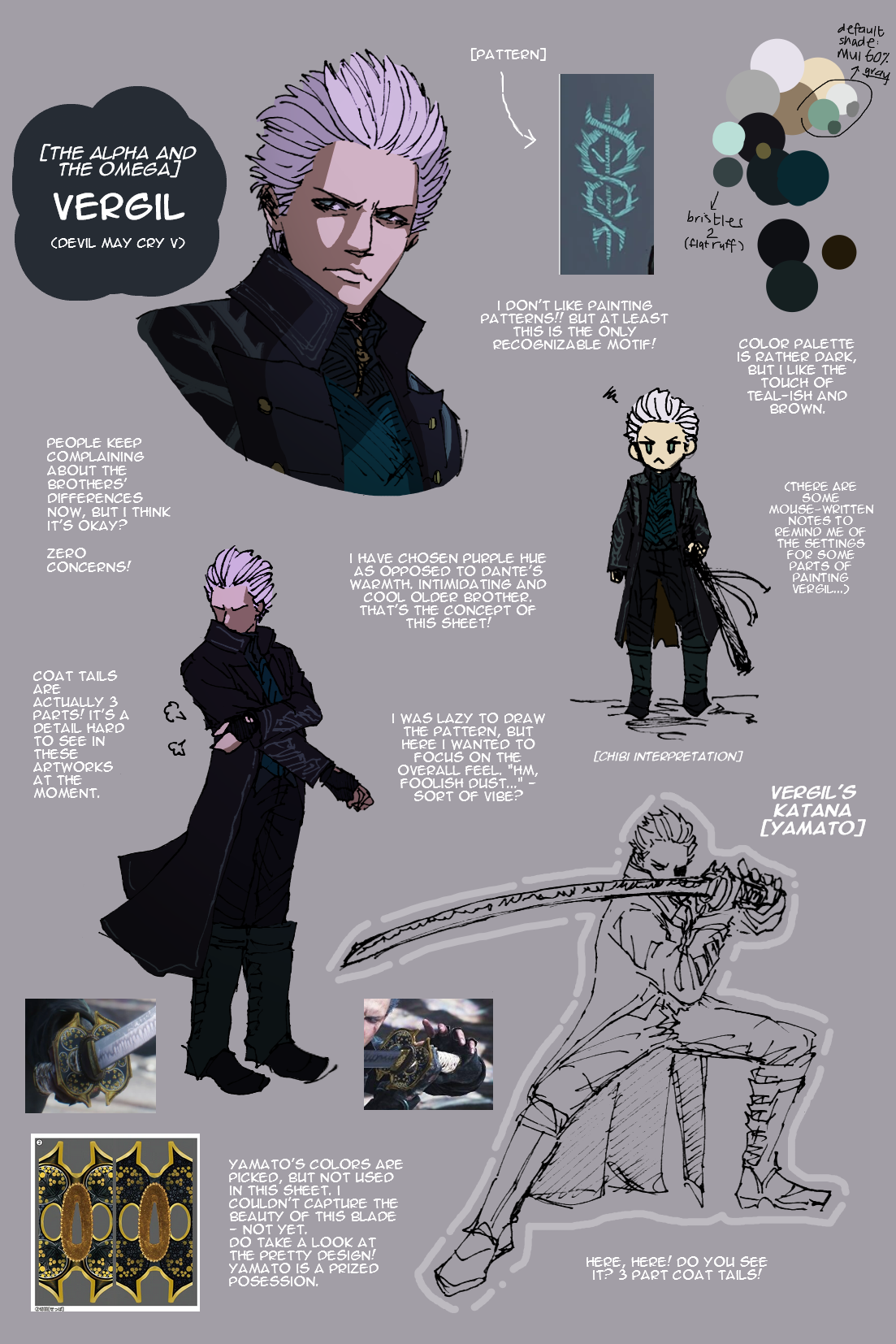 DMC5] Vergil Sheet by Akitoyonde on DeviantArt