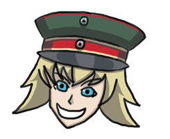 Tanya Degurechaff's Sexy Smile (Oil Brush Version)