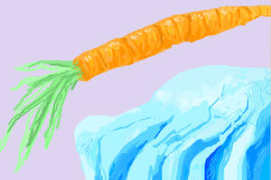 Carrot Drawing Plus Ice