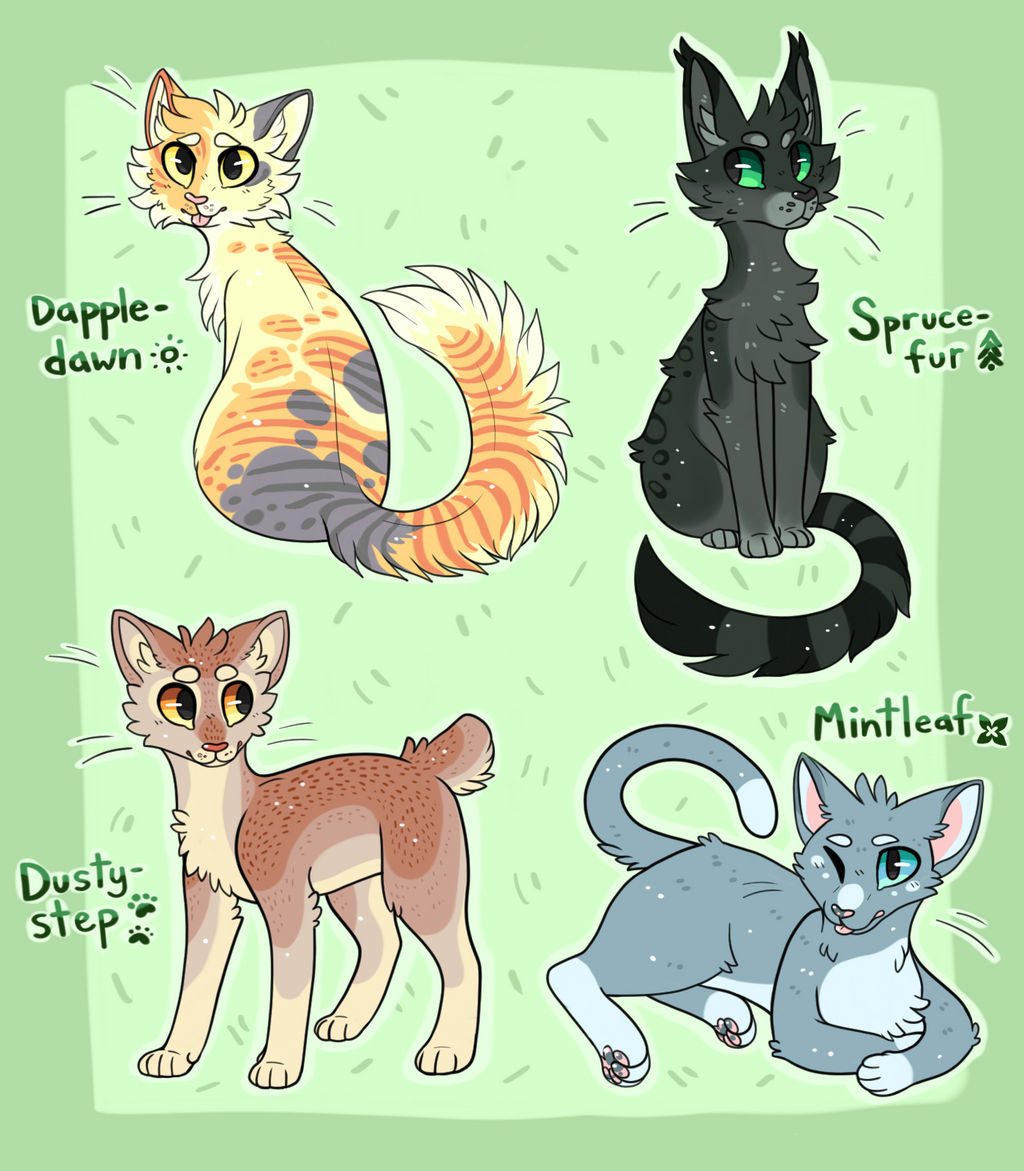 Some Warrior Kitty adopts (2/4 open!)