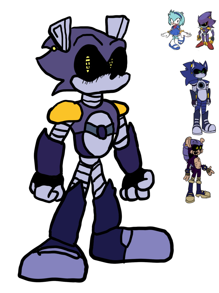 Mecha Sonic MK 1 by GardePickle on DeviantArt