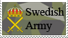 Swedish Army Stamp