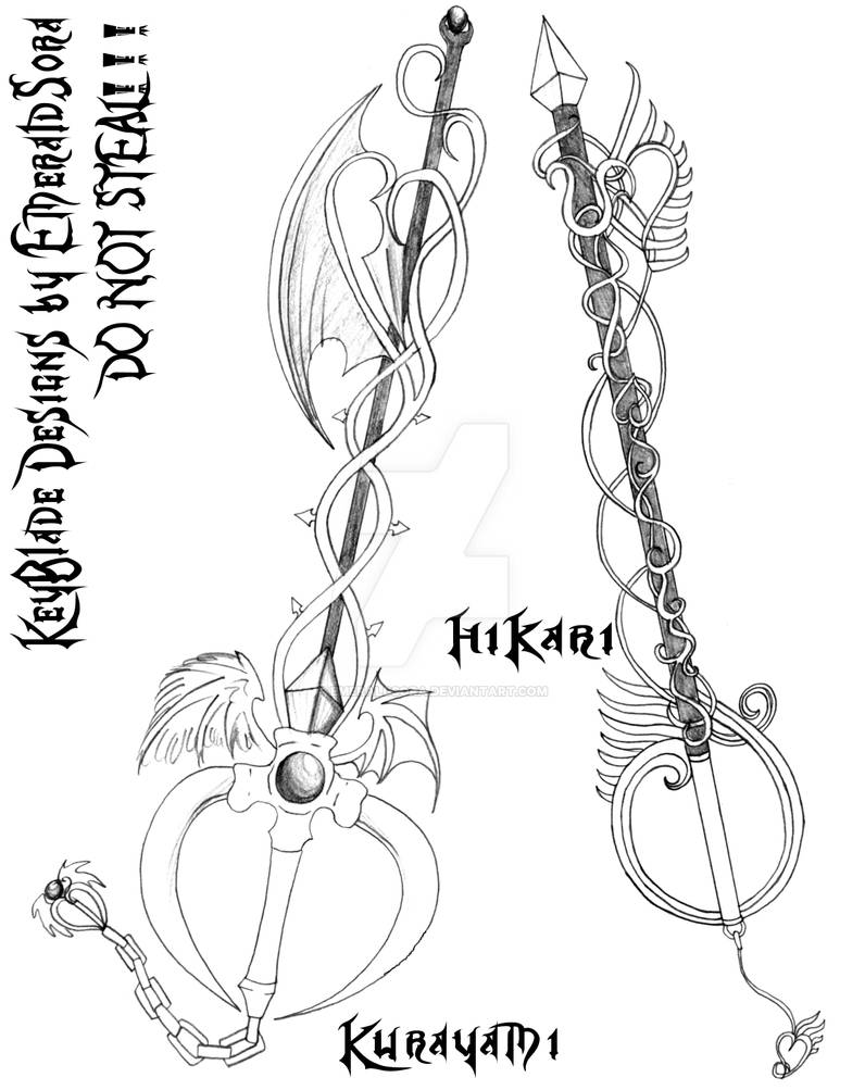 KeyBlade Designs set 6 by EmeraldSora on DeviantArt