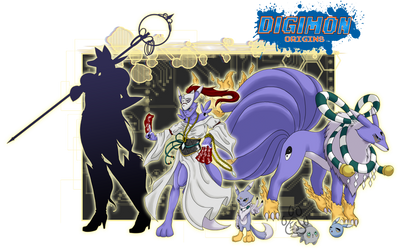 Digimon Origins_Vulpemon by EmeraldSora