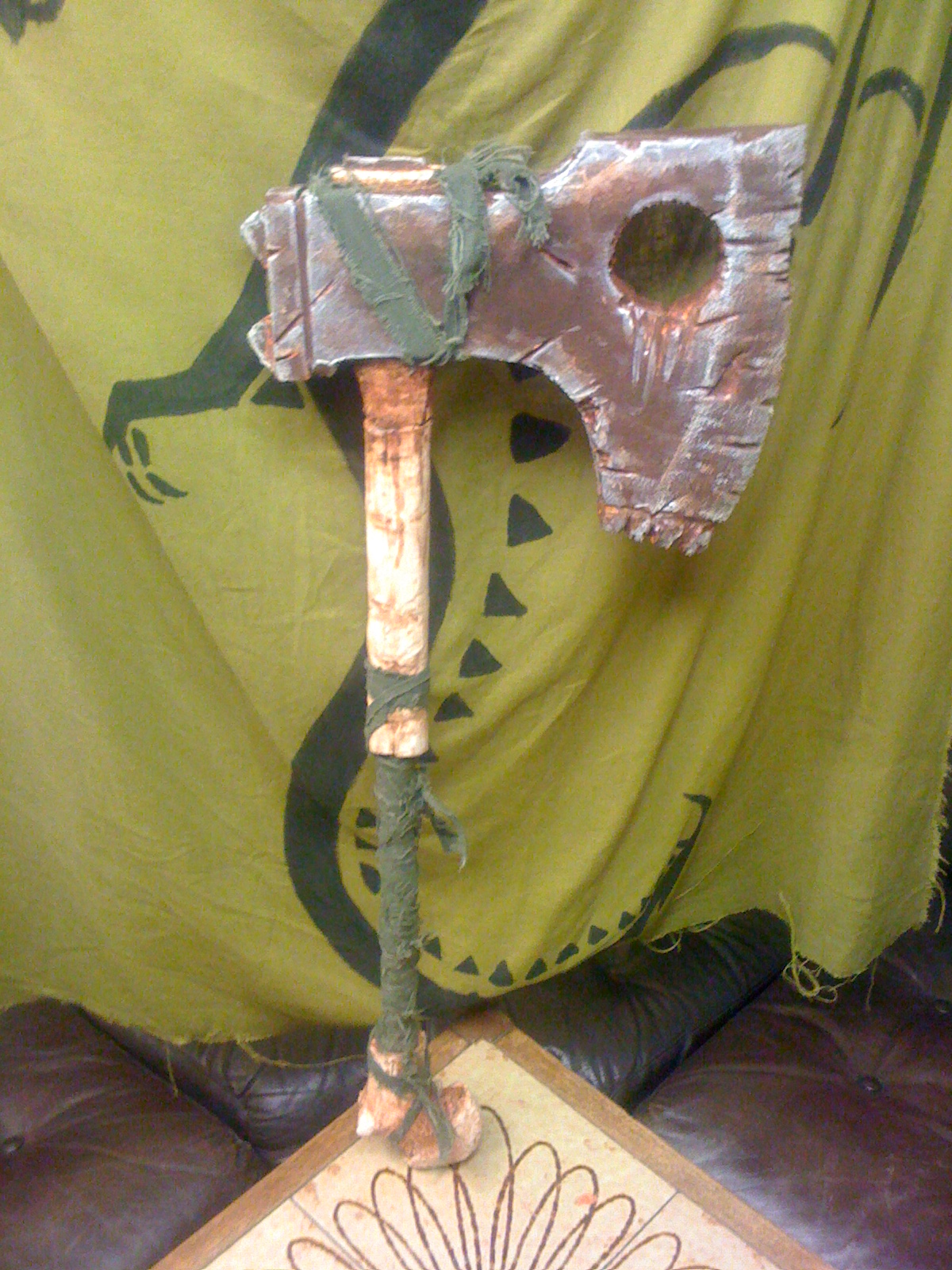 undead/nurgle champion axe without props