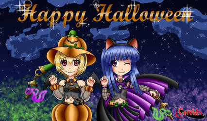 Happy Higurashi Halloween by TheBloodyCorvid