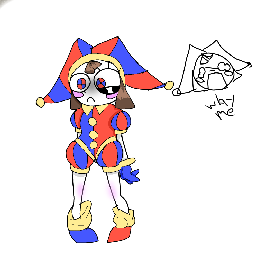 Pomni reacting to rule 64 drawings of her by starlight2014ok on DeviantArt