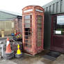 A Broken Telephone Kiosk.