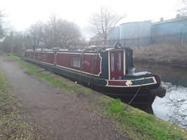 A Barge on the Bridgewater Canal.