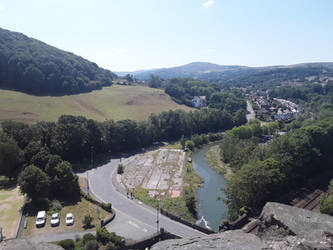 5. View from Conwy Castle, North Wales.