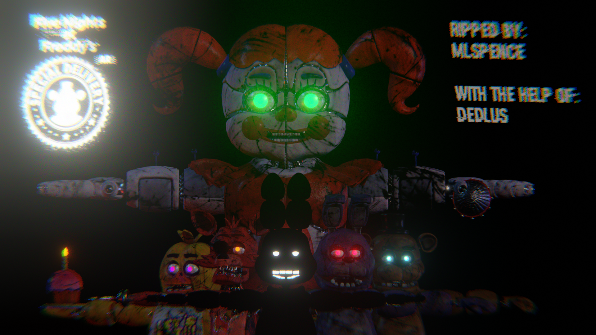 FNAF AR: Special Delivery Model Pack Part 1 by MLSpenceMakesArt on  DeviantArt