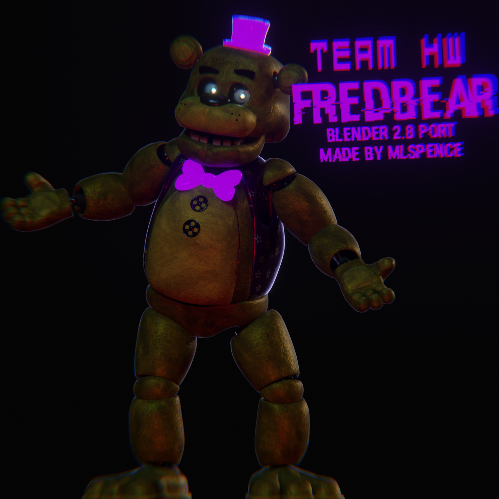 FNaF 1 Pack v1 Blender Release! by Spinofan on DeviantArt