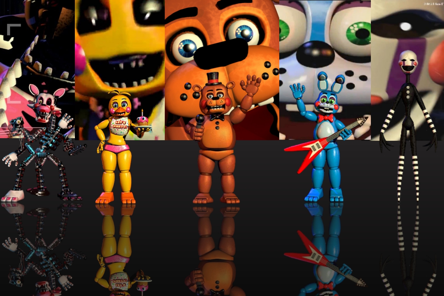 Fnaf 2 head-cannon sizes by Arthurgamer2556 on DeviantArt