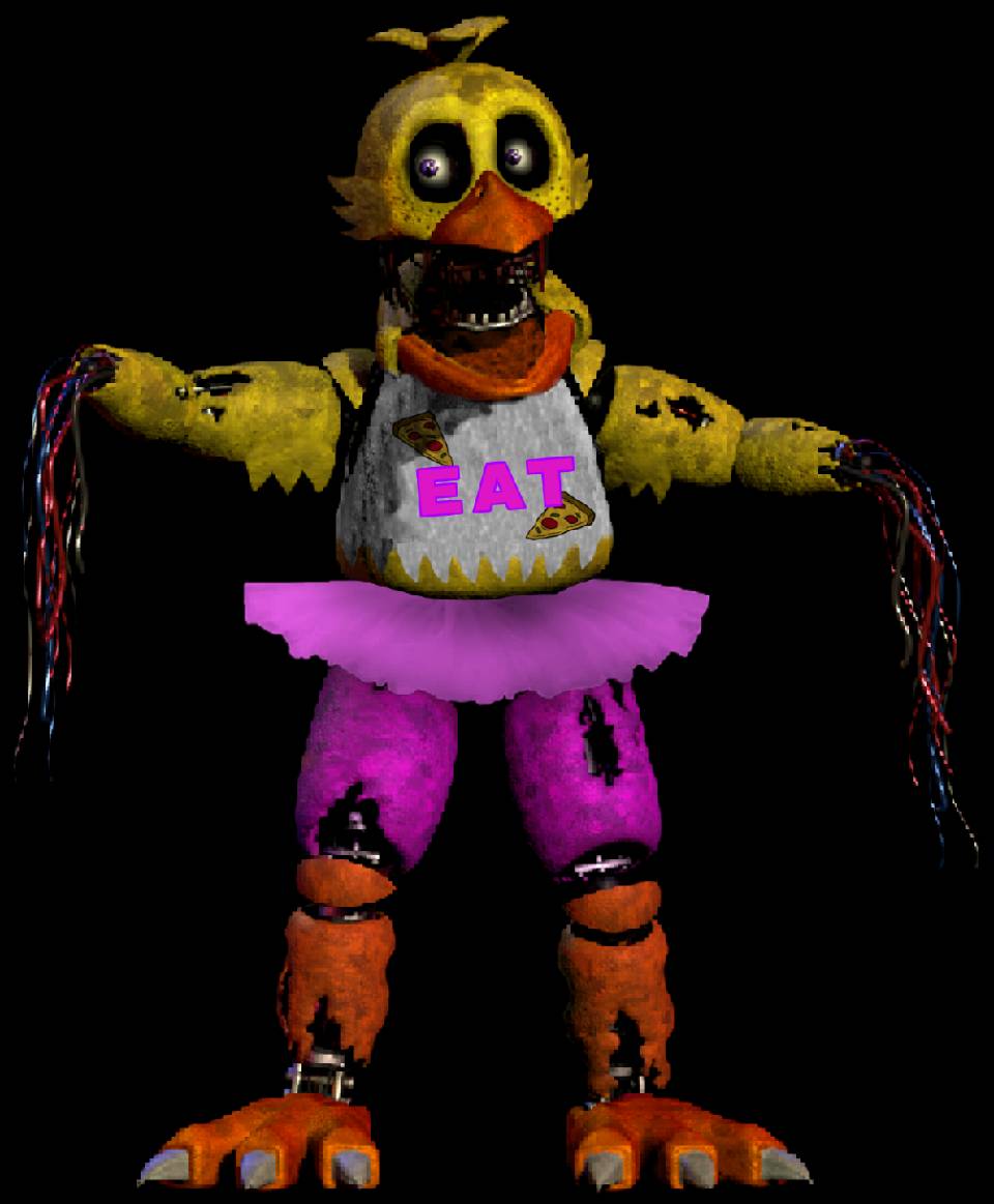 Withered Chica - Desenho de tales_3004 - Gartic