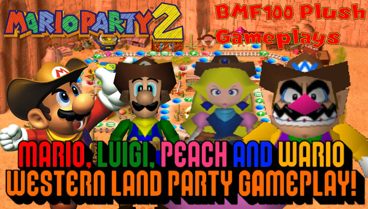 Mario Party 2 Western Land Party by BigMarioFan100 on DeviantArt