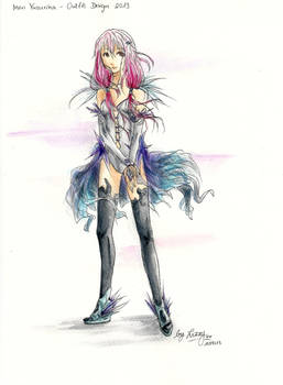 Inori Yuzuriha Outfit Design 2013