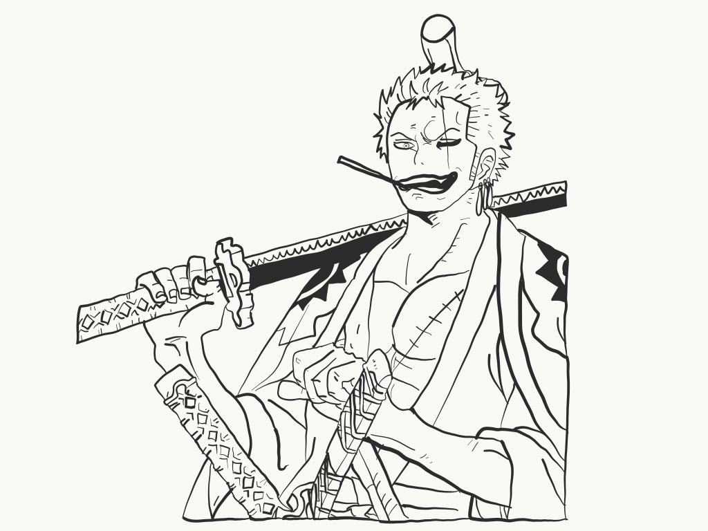 roronoa zoro wano by Degitaartcool on DeviantArt