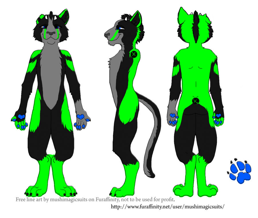 Cat Fursuit Reference