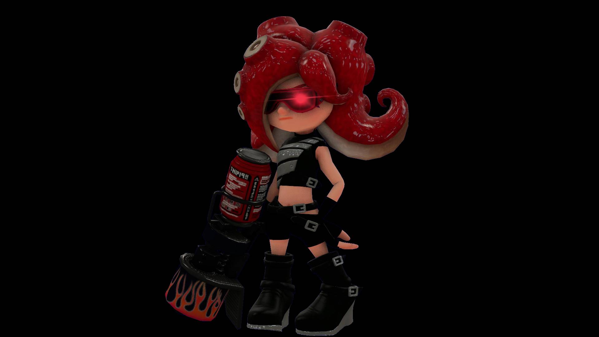 Rival Octoling Render by CheriTheInkling33 on DeviantArt
