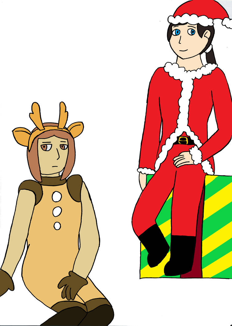 Christkind Deviantart Christmas girls by InkLightning on DeviantArt