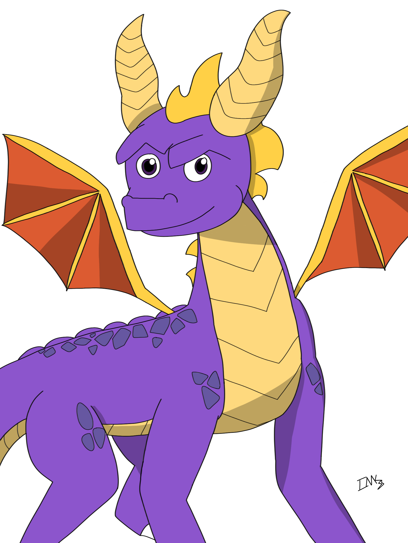 Inktober Day 12- Dragon