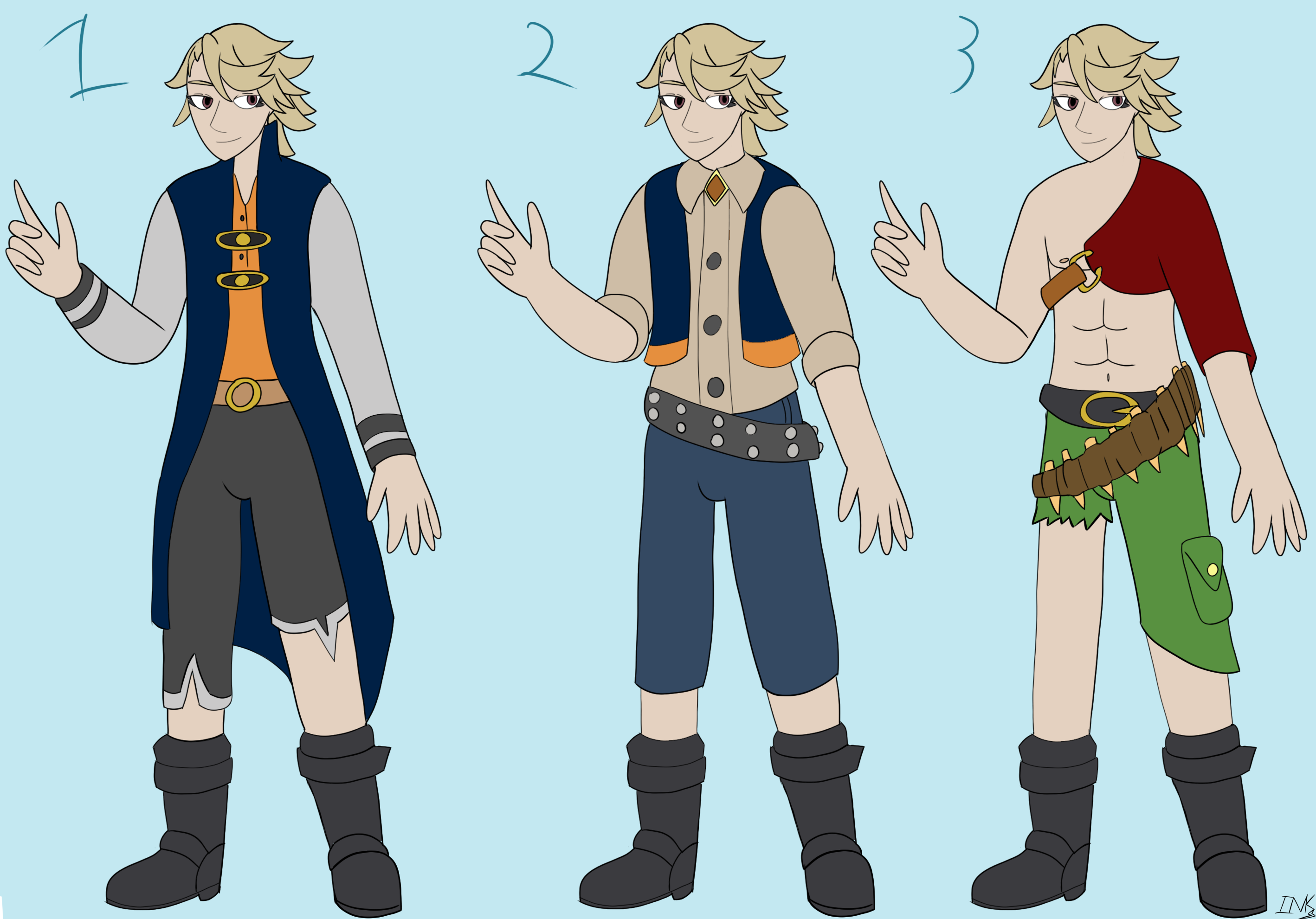 Crimm Alternate Outfits