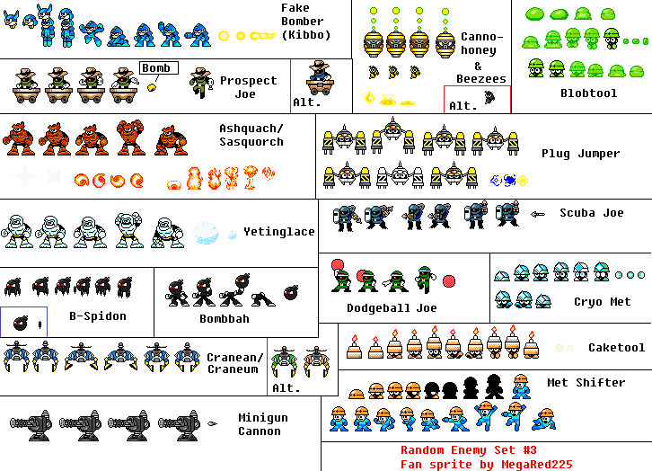 Random Enemy Random Enemies Set (3) by MegaRed225 on DeviantArt