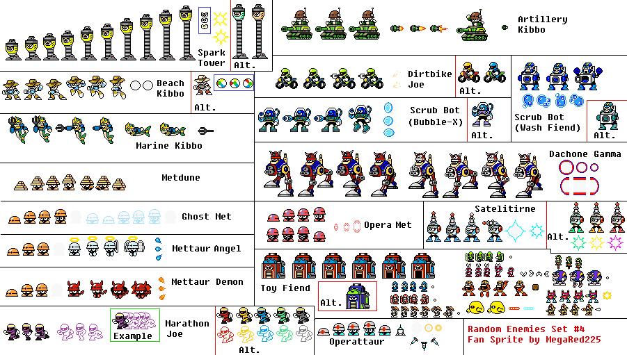 Random Enemy Random Enemies Set (4) by MegaRed225 on DeviantArt