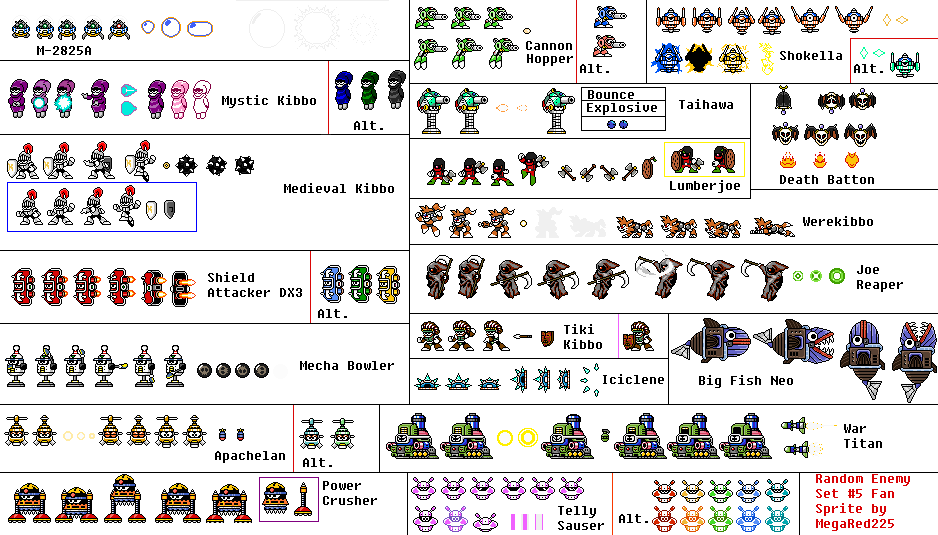 Random Enemy Random Enemies Set (5) by MegaRed225 on DeviantArt