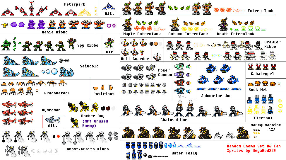 Random Enemy Random Enemies Set (6) by MegaRed225 on DeviantArt