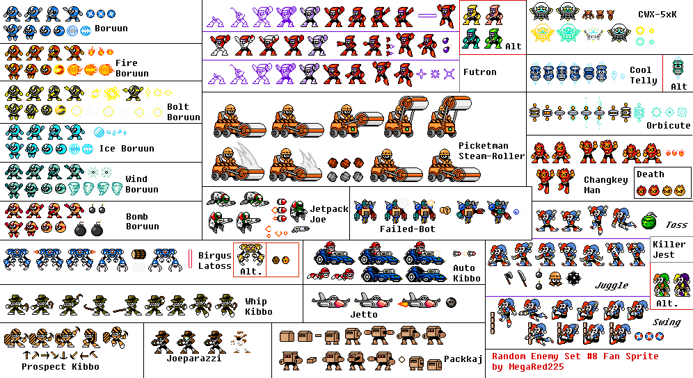 Random Enemy Random Enemies Set (8) by MegaRed225 on DeviantArt