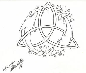 Dolphins in Triquetra