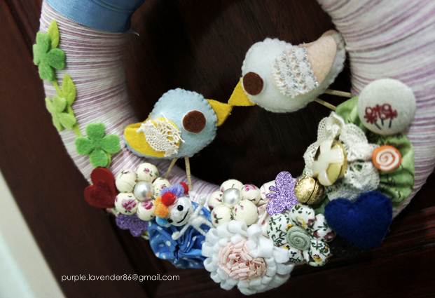 Cutie Bird Door Wreath