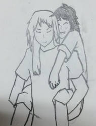 Piggyback Ride Sketch