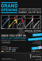 Technobike Grand Opening Print Ad (Kompas)