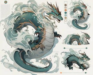 [OPEN 1992]  KoI Dragon Theme |AI Adopt|