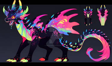 [OPEN 3314] Iridescent Dragon Theme |AI Adopt|