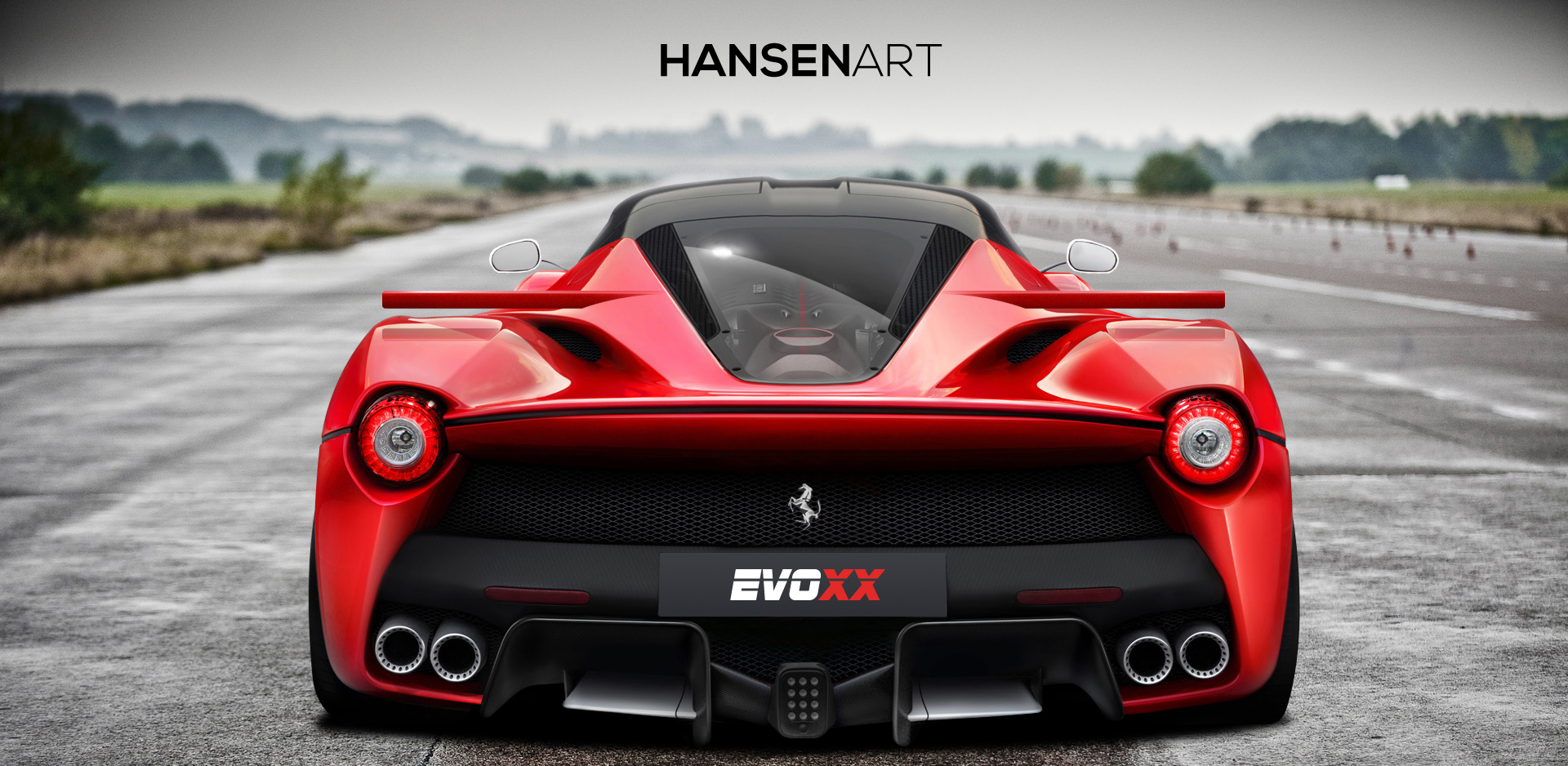 LaFerrari EVOXX rear view